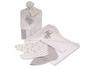 Baby Hooded Towel and Wash Cloth Set - Grey-  (PK6) Gp-25-1058g