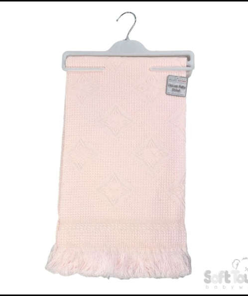 Acrylic Baby Star Shawl - Star/Pink (110x110cm) (PK6) SH22-P