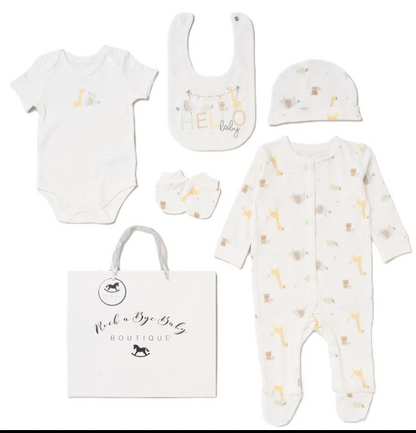 6pc Baby Mesh Bag Gift Set - Hello Baby (PK4) (NB-6m) H12681NB