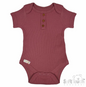 Deco Rose Ribbed Bodysuit (NB-3 Months) (PK6) BS4500-DR