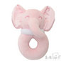 PINK ELEPHANT RATTLE TOY (PK6) RT36-P