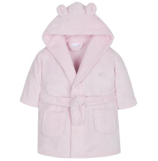 BABY PINK HOODED DRESSING GOWN (6-24 MONTHS) (PK5) 18C203