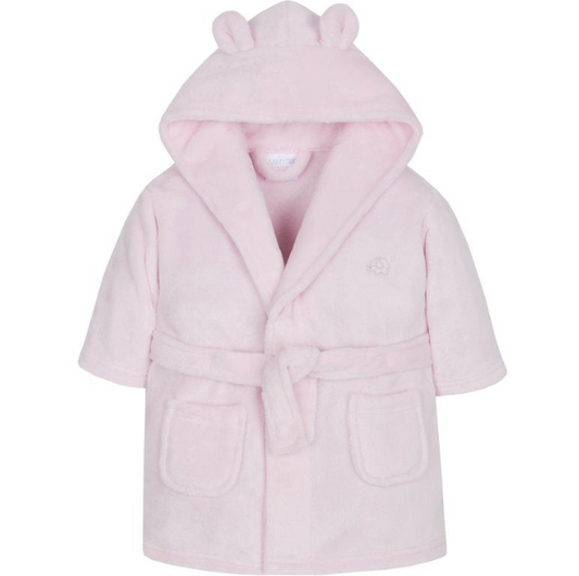 INFANT PINK HOODED DRESSING GOWN (2-4 YEARS) (PK6) 18C20324
