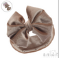 COFFEE VELOUR HEADBAND W/BOW : (PK12) HB114-COF