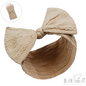 COFFEE CABLE HEADBAND W/BOW (PK12) HB112-COF