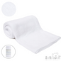 WHITE EMBOSSED FLEECE BABY WRAP (RP) (PK12) FBP05-W