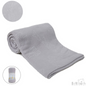 GREY EMBOSSED FLEECE BABY WRAP (PK12) FBP05-G