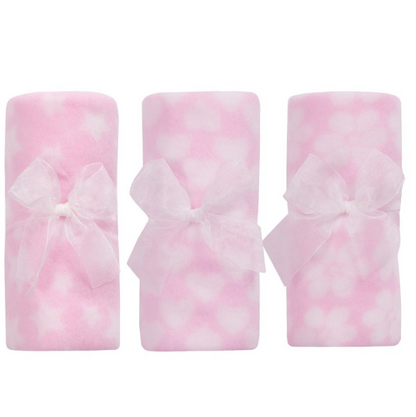 Baby Soft Fleece Roll Blanket - Pink (75X75cm) (PK6) 19C246