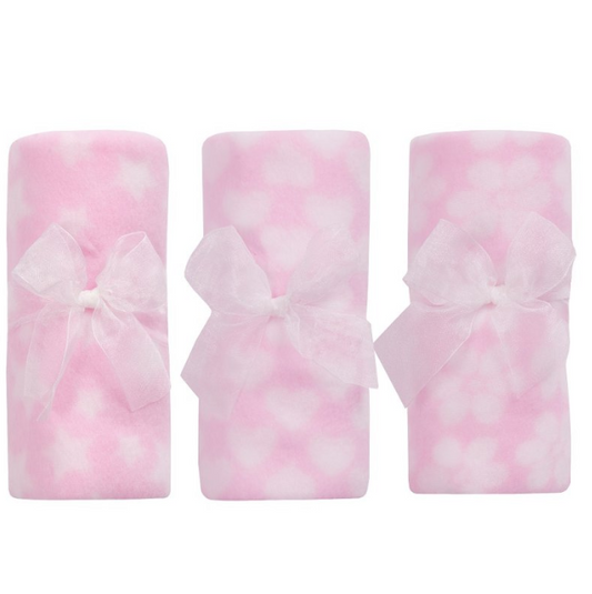 Baby Soft Fleece Roll Blanket - Pink (75X75cm) (PK6) 19C246