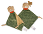 Baby Bear Comforter with Rattle and Scarf (24cmx24cm) (PK6) PT-26-0027