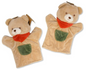 Baby Bear Handpuppet with Pocket and Scarf (22cm) (PK6) PT-26-0023