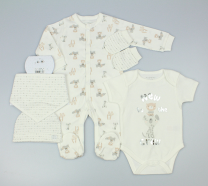 5pc Gift Set - New To The Crew (0-9m) (PK6) M15923