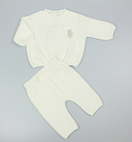 Baby Boys 2pc Set - Off-White (0-9m) (PK6)  M15963