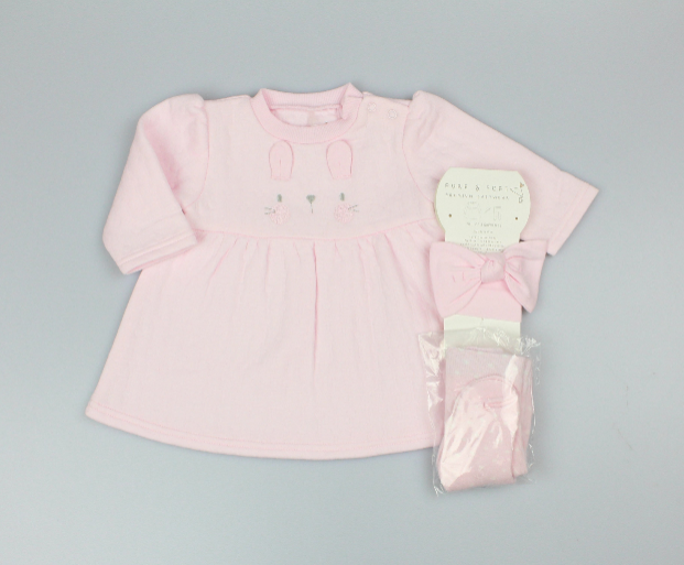 Baby Winter Dress - Pink (0-9m) (PK6)  M15954