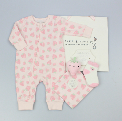 Baby Gift Set - Strawberry (0-6m) (PK6)  M15858