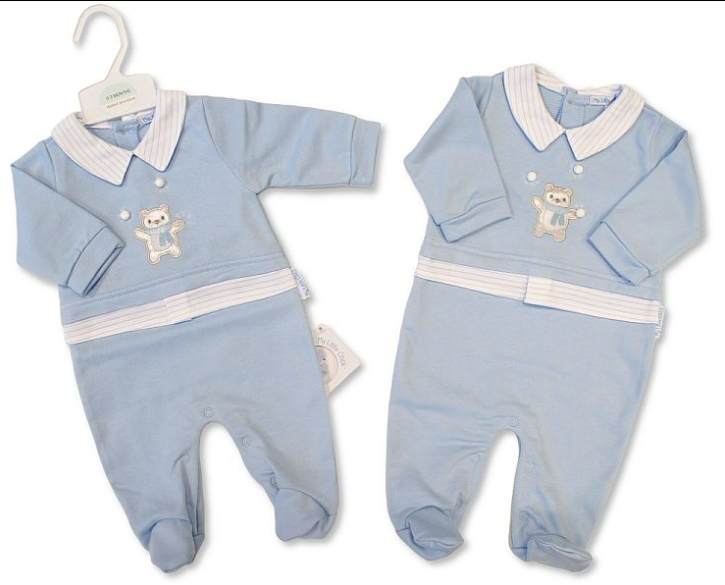 Baby Boys All-In-One - Snowballs (NB-9m) (PK6)  BIS-2020-2646