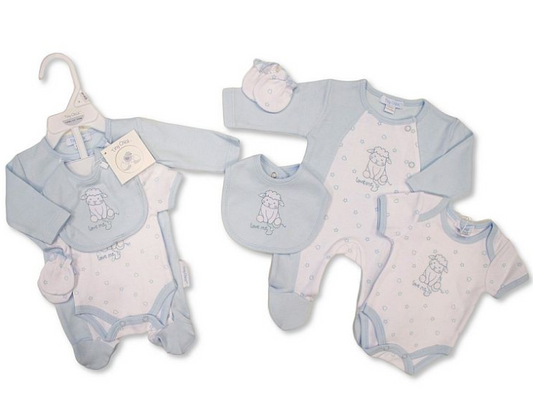 Premature Baby Boys 4 Pieces Set - Love Me (3-8lbs) (PK6)  PB-20-735S