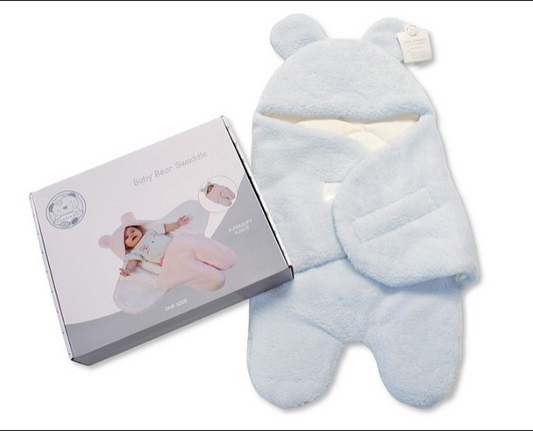Baby Bear Swaddle Bag with Hood in Box (0-3m) (PK) BW-112-2022