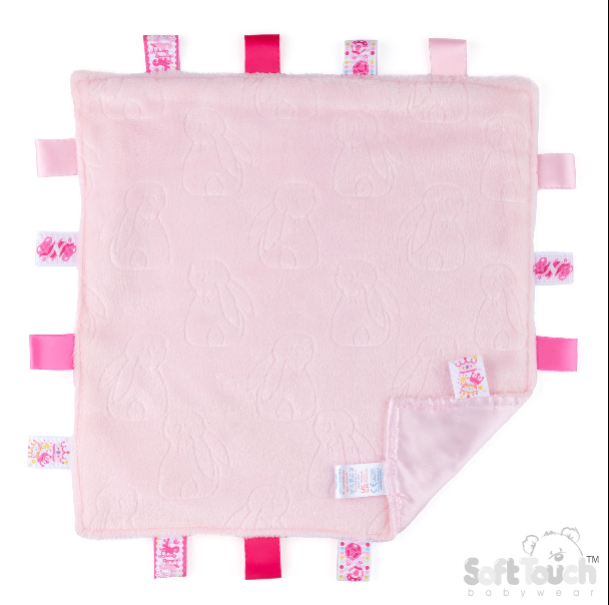 Embossed Taggie Comforter - Pink (PK12) RC305-P