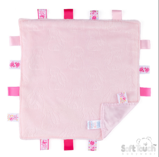 Embossed Taggie Comforter - Pink (PK12) RC305-P