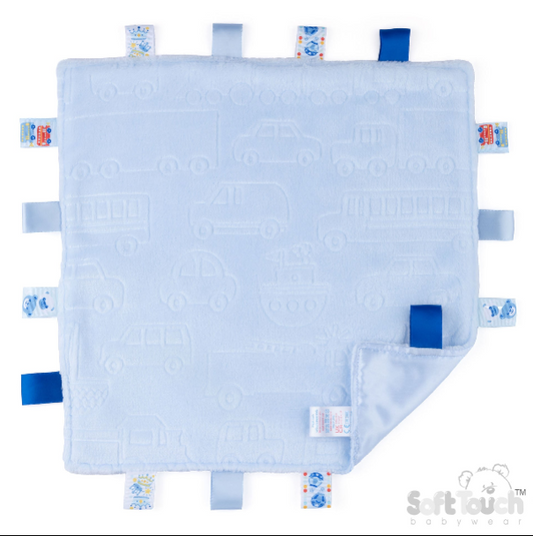 Embossed Taggie Comforter - Blue (PK12) RC305-b