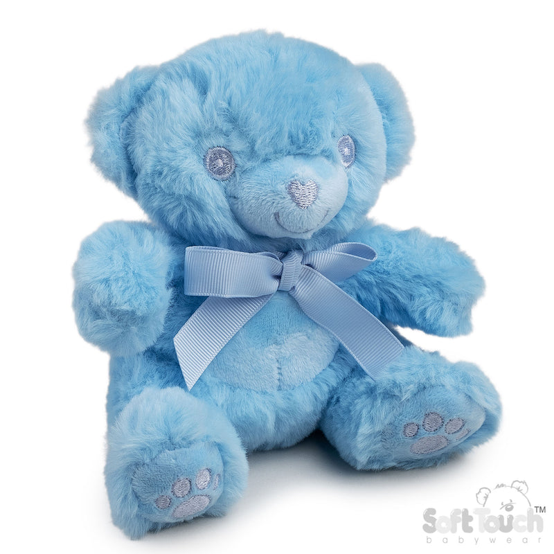 BLUE TEDDY BEAR W/PAWS - 15 CM (PK6) TB115-B