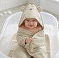 Baby Novelty Hooded Robes - Beige Teddy (PK6) (75x75cm) K14283
