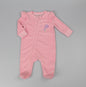 Velour All in One Sleepsuit - Pink Floral (0-6M) (PK6) H13513