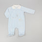 Baby Velour All in One - Elephant/Sky (0-9M) (PK6) M15966