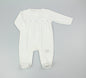 Baby Velour All in One - Cream/Smocked (0-9M) (PK6) M15977