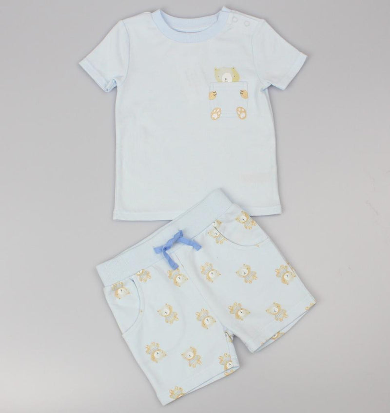 Baby Boys 2pc Shorts Set - Ted (6-24m) (PK6) D32760