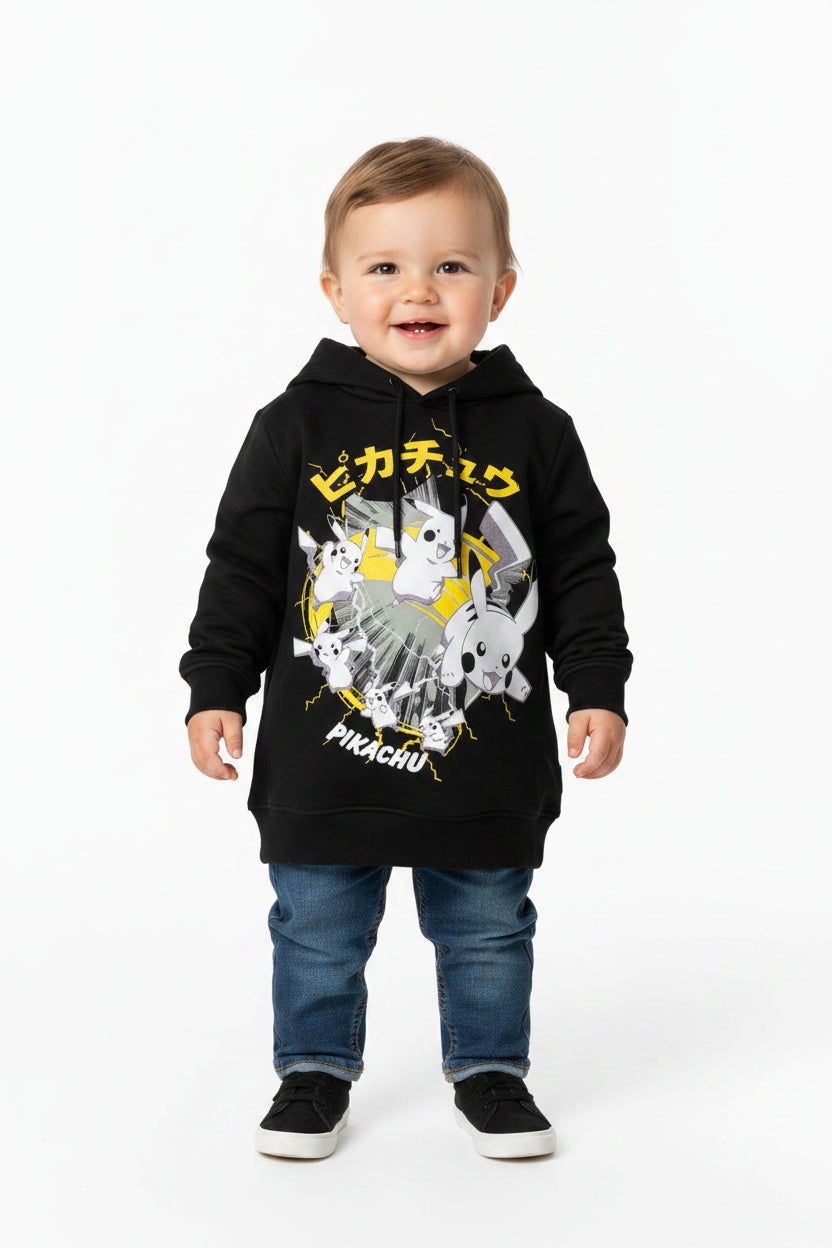 Childrens Pokemon Hoodie - Pikachu (7-14yrs) (PK10) KWS16