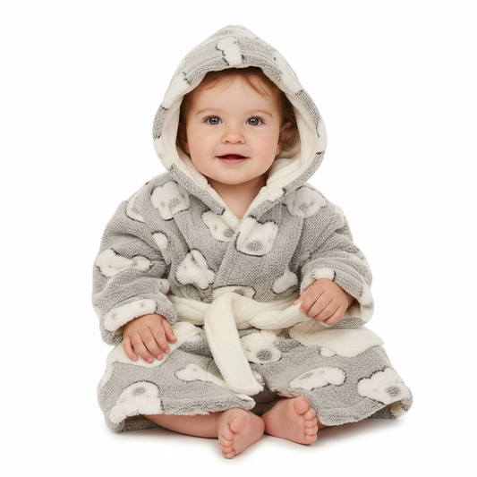 Baby Hooded Bathrobe - Teddy (3-24m) BIS-2020-2342