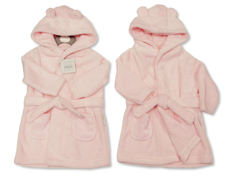 Supersoft Baby Dressing Gown/ Robe -Pink (3-24m) BIS-2020-2345p