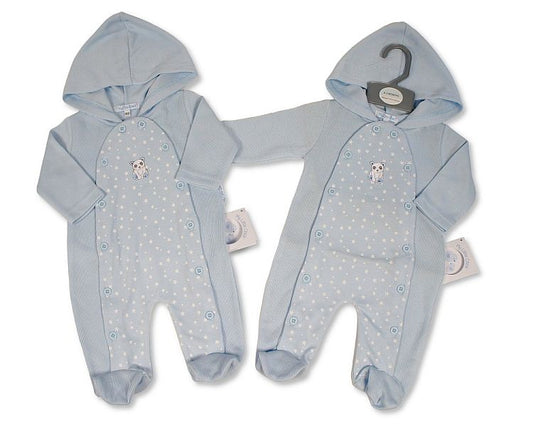 Baby Boys All in One with Hood - Panda  (PK6) (NB-6) BIS-2020-2561