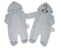 Baby Boys All in One with Hood - Panda  (PK6) (NB-6) BIS-2020-2561