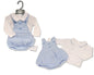 Baby Boys Short Dungaree 2 pcs Set (PK6) (NB-6) BIS-2020-2575