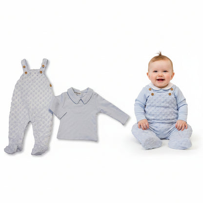 Baby Boys 2 pcs Dungaree Set (NB-6m) (PK6) BIS-2020-2613