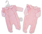 Baby Girls Jacquard All-In-One with Bows (NB-6m) (PK6)  BIS-2020-2631