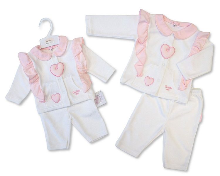 Baby Girls 2 pcs Set - Cuddle Me (NB-9m) (PK6)  BIS-2020-2636