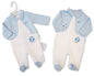 Baby Boys All-In-One with Faux Waistcoat - No 1 (NB-6m) (PK6)  BIS-2020-2641