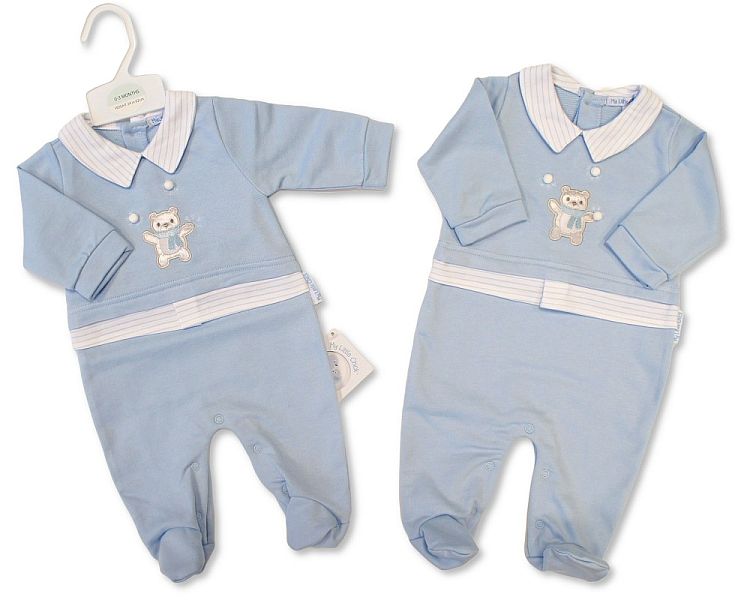 Baby Boys All-In-One - Snowballs (NB-9m) (PK6)  BIS-2020-2646