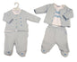 Baby Boys 3 pcs Set - Little Prince (PK6) (NB-6m) BIS-2020-2665