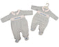 Baby Boys All in One with Smocking - Little Prince (PK6) (NB-6m) BIS-2020-2667