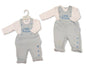 Baby Boys 2 pcs Dungaree Set - Little Prince (PK6) (NB-6m) BIS-2020-2668