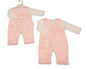 Baby Girls 2 pcs Dungaree Set - Elephant (PK6) (NB-6m) BIS-2020-2692