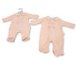 Baby Girls All in One with Lace and Bows - Hearts (PK6) (NB-6m) BIS-2020-2697