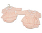 Baby Girls Long Sleeved Romper with Bows - Hearts (PK6) (NB-6m) BIS-2020-2699