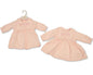 Baby Girls Dress with Bib Front - Leaves and Hearts (PK6) (NB-6m) BIS-2020-2703