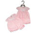 Baby Girls Romper with Lace and Bow (PK6) (NB-6M) BIS-2120-6160